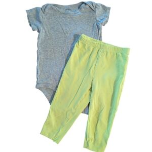 🍁2/$7🍁 CARTER'S Grey And Green Outfit